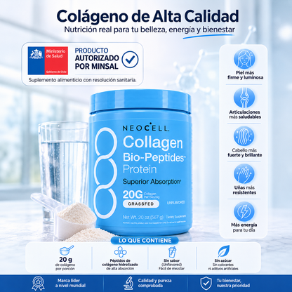 NeoCell® Collagen Bio-Peptides™ · Colágeno Hidrolizado en Polvo 567 g